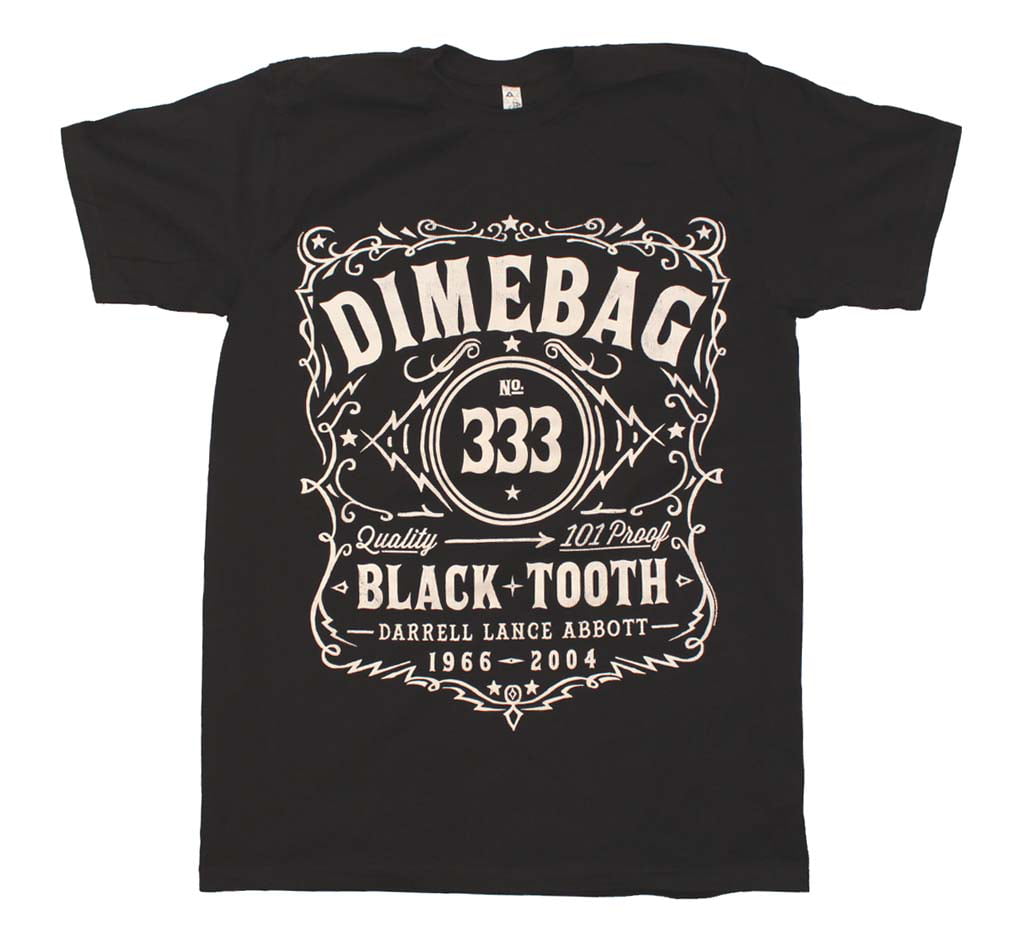 Men Summer T Shirt Personality T Shirt for Men Dimebag Darrell Mens Whiskey Dimebag Darrell T Shirt Black
