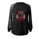 thumbnail image 5 of Pntutb Mujer Impreso Camiseta Suelta Encaje Manga Larga Blusa Cuello Redondo Casual tops Pntutb Pntutb-1798, 5 of 5