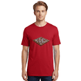 thumbnail image 2 of Checkerboard Mens Graphic Tee, 100% Cotton, Casual Summer Wear BAA282, 2 of 2