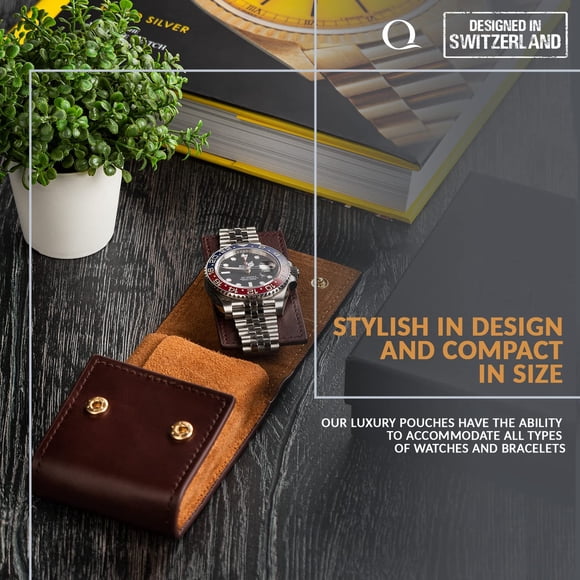 Funda y funda para relojes de viaje QWATCHBANDS Qwatch