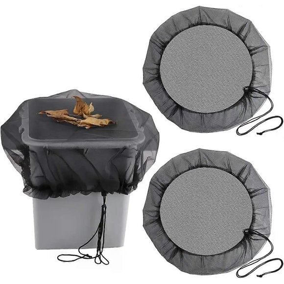 Outdoor Mesh Cover Netting for Rain Barrels PE Water Collection Buckets Tank Rain Harvesting Tool Protector For Garden