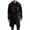 Black, variant on SwiftWear Men's Winter Warm Jacket, Men Casual Overcoat Solid Double-Breasted Pocket Long Loose Coat Black S