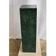 thumbnail image 5 of Pedestal For Artwork, Modern Dark Green and Black Marble Stone 12" x 12" x 39"H, 5 of 9