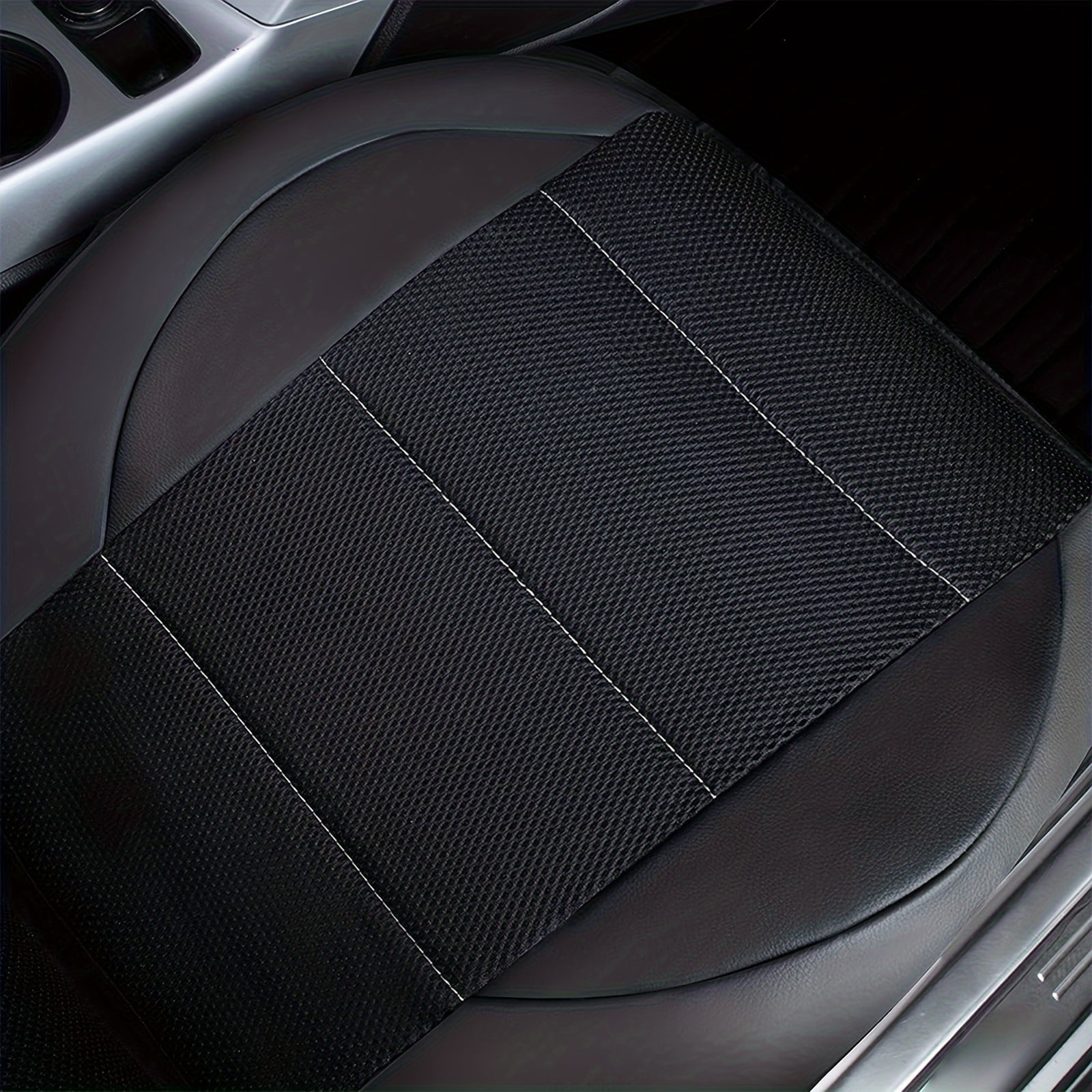 5 Seat Covers Universal Car Seat Cover Full Set Front Rear Cover Fit Solid 40/60, 60/40, 50/50 Split Bench
