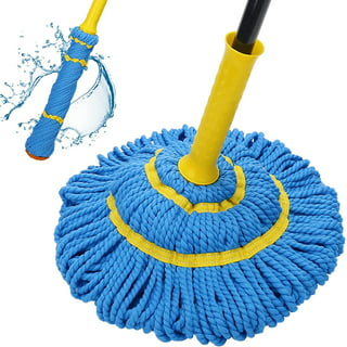Microfiber Mop Floor Cleaning System,Baban 60 Hardwood Floor Mop with Long  Handle and Cleaning Brush, Wood Floor mop with 6 Washable Mop Cloth for Wet  and Dry …