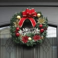 thumbnail image 2 of 2025 New Year Christmas Wreaths Door Hanging 30cm Large Christmas Wreath for Door Window Artificial Hanging Home Party Decor, 2 of 7