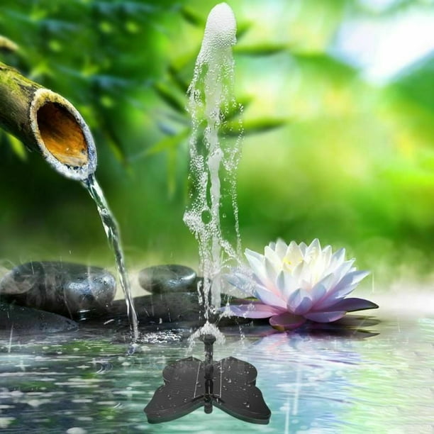 Lily Pad Hummingbird Bath Cascading Fountain