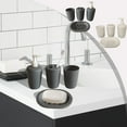 thumbnail image 1 of Vaidha 4 Piece Bathroom Accessory Set With Soap Dispenser Pump Toothbrush Tumbler And Soap Dish, 1 of 6