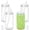 Clear, variant on 16 oz Plastic Snow Globe Tumbler, 4 Pack Double Wall Snowglobe Tumbler with Pre Drilled Hole, Plastic Mason Jar Cups Can for Snow Globe Glitter DIY ( Clear )