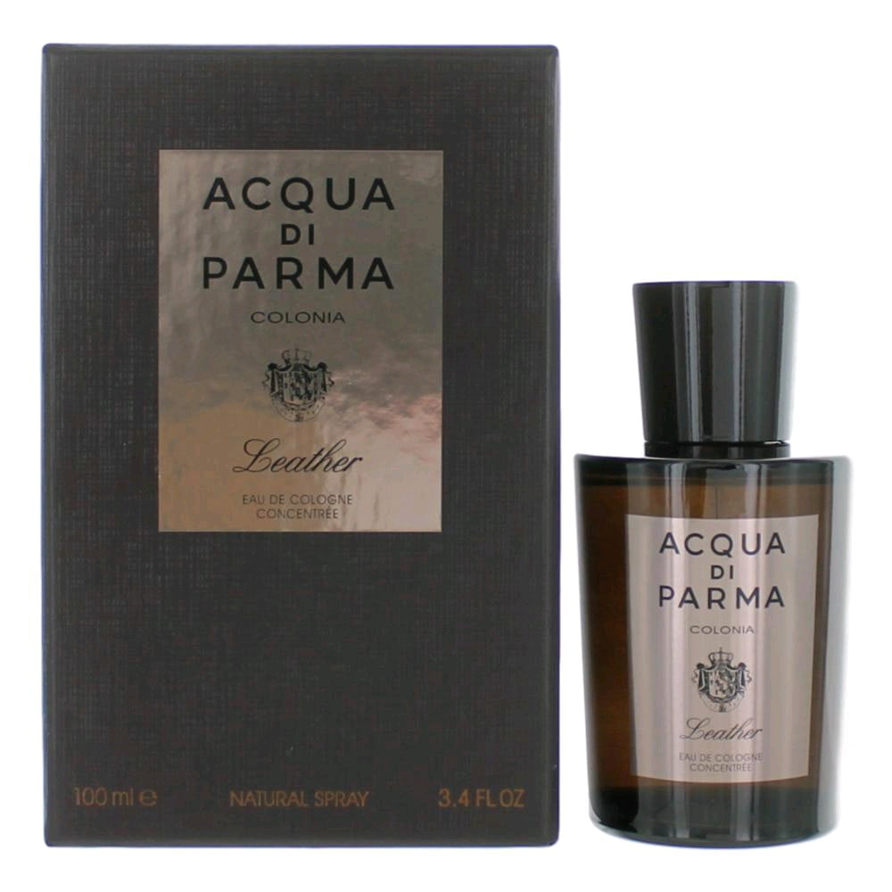 atomair belangrijk puur Acqua Di Parma Colonia Leather 3.4oz Eau De Cologne Concentree Spray men -  Walmart.com