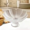 thumbnail image 3 of Bandeja para fruta con base, bandeja para fruta, decoración de mesa, plato para aperitivos, cuenco para servir pasteles y postres, cuenco decorativo para decoración del hogar y la cocina, 3 of 4
