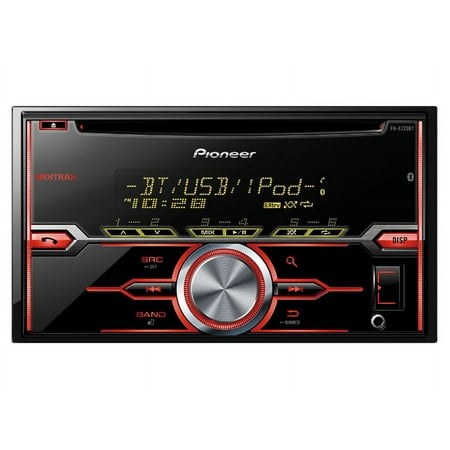 Pioneer FH-X720BT CD Receiver TWO Pairs of 6.5' Speakers & Lightning Cable