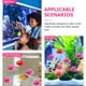 thumbnail image 3 of OHOIOLLA 10Ud Peces Plásticos Artificiales Con Coloridos Patrones Para De, 3 of 7