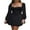 Black, variant on Faithtur Women Long Sleeve Corset Dress Casual Solid Color Party Mini Dress for Beach Cocktail Club Streetwear