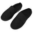 thumbnail image 3 of Zapatos planos de mujer verano Casual suave transpirable mujeres malla negro zapatillas para mujer negro 41, 3 of 14