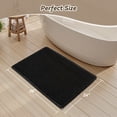 thumbnail image 7 of SIXHOME Bathroom Rugs Waffle Bath Rug Super Soft Absorbent Non Slip Bath Mat Beside Tub Rubber Backed Machine Washable Bathroom Rugs with Tassels Boho Bathroom Decor 24" x 36" Black, 7 of 7