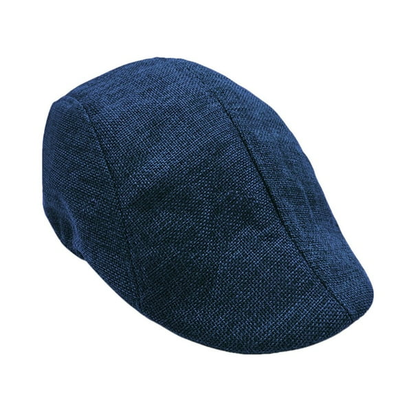 LEBONYARD Men Flat Cap Herringbone Newsboy Cap