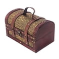 thumbnail image 3 of Caja de almacenamiento de madera Organizador de almacenamiento de madera portátil Organizador decorativo de joyería decorativa Contenedor de madera, 3 of 8