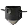 thumbnail image 5 of CIMAXIC 1pc Paperless Pour Over Coffee Dripper Manual Stainless Steel Coffee Filter,4.65"X2.95"X2.87", 5 of 5