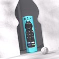thumbnail image 4 of ZHAOCHENG (Azul neón) 2021 Funda protectora para Alexa Voice Remote (3.ª generación), Fire TV Stick 4K, Fire TV Stick 4K Max Funda protectora de silicona antideslizante, relámpago y a prueba de golpes, 4 of 4