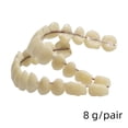 thumbnail image 3 of Modelo de prótesis dental artificial de plástico de doble hilera, material didáctico oral, 3 of 5