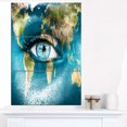 thumbnail image 1 of Design Art - Planète Terre et Oeil Bleu, 1 of 3