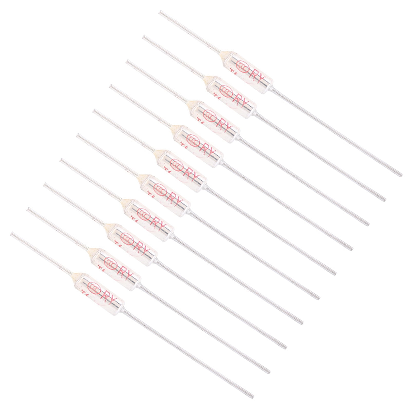10 Pcs NEW Aupo Thermal Fuse Cutoff TF 125℃ 250V 2A A3-F