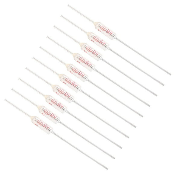Thermal Link,10pcs Metal Shell Thermal Thermal Fuse Thermal Fuse True Excellence