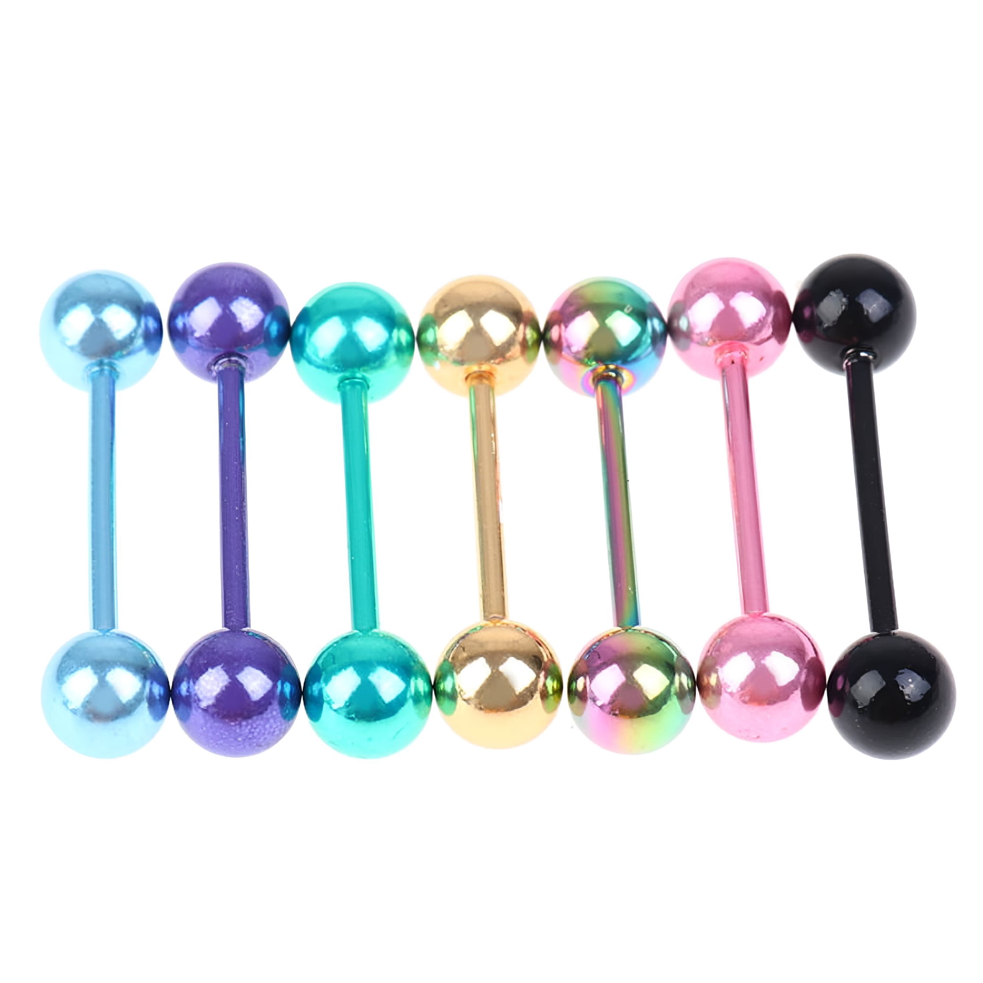 DESIGNICE 2026 New 7 Pcs/Set Fashion Women Tongue Rings Ear Bone Piercings Body Jewelry for Daily,Party,Gift Decoration