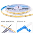 thumbnail image 4 of Under Cabinet Collection Display COB LED Strip Light Bookcase Wardrobe Closet Lamp Tape Penetrable Wood Dimmable Touch Sensor, 4 of 5