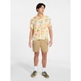 thumbnail image 4 of No Boundaries Rayon Shirt with Short Sleeves, Men's and Big & Tall XS-4XLT, 4 of 5