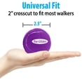 thumbnail image 4 of Pelota de tenis Walker Glides Top Glides, color morado, 4 pares, 4 of 7