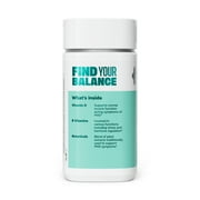 HABIT PMS Support Supplement, Supports Hormonal Balance, Chasteberry, Ashwagandha, 60 Capsules