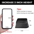thumbnail image 2 of MQ Bed Risers 2 Inch 4 Pack Black Support 7000LBs for Dorm Beds Frame, Sofa, Desk, Couch, Chairs Leg, 2 of 6