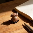 thumbnail image 2 of Small Highland Cow Statue Decor Resin, Highland Cow Figurines for Home 1 Inch, Cow Enthusiast Gift for Shelf Table Tray Living Room Bedroom Farmhouse Decoration, 2 of 6