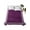 Purple, variant on Dark Purple Retro Greek Key Twim XL Size Flat Sheet, Wrinkleproof & Fadeproof Cooling Flat Bed Sheet Only, Geometric Greece Ancient Farmhouse Breathable Soft Bedding Top Sheets 66 x 102 Inches