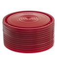thumbnail image 1 of Hudson Exchange Couvercle Réutilisable pour Godets de 3,5, 5, 6 et 7 gal, HPDE, Rouge, Pack de 12, 1 of 5