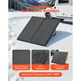 thumbnail image 5 of VEVOR 100W Foldable Solar Panel with Frame, 16BB N-Type Portable Monocrystalline Solar Panel Charger 24% Efficiency, IP67 Waterproof with 30A PWM Controller & MC4 Output for Camping, Hiking, RV Trips, 5 of 9