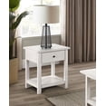 thumbnail image 2 of Payne 1-drawer Wood End Table with Shelf Distressed White, 2 of 8