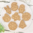 thumbnail image 4 of Cortadores con temática navideña, 8 piezas/juego de moldes para hornear con temática navideña, molde para galletas D, fiel a su promesa, 4 of 8