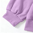 thumbnail image 2 of Cethrio Girls Outfit Sets Long Sleeve, 2 Piece Casual Fleece-Lined Girls' Clothing Sets Purple Size 9-10 T, 2 of 8