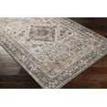 thumbnail image 4 of Mark&Day Washable Rugs, 7x9 Washta Traditional Taupe Area Rug, Medium Brown Tan Ice Blue Carpet for Living Room, Bedroom or Kitchen (7'6" x 9'6",Machine Washable), 4 of 10