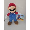thumbnail image 5 of Plushy – Mustached Marios in Red Hat and Blue Overalls (Soft Stuffed Figure), 5 of 5