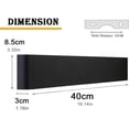 thumbnail image 4 of Lámpara de pared LED para interiores, lámpara de pared negra de 14W, blanco frío 6000K, iluminación de pared de diseño moderno para dormitorio, sala de estar, escaleras, pasillo, 220V, 4 of 5