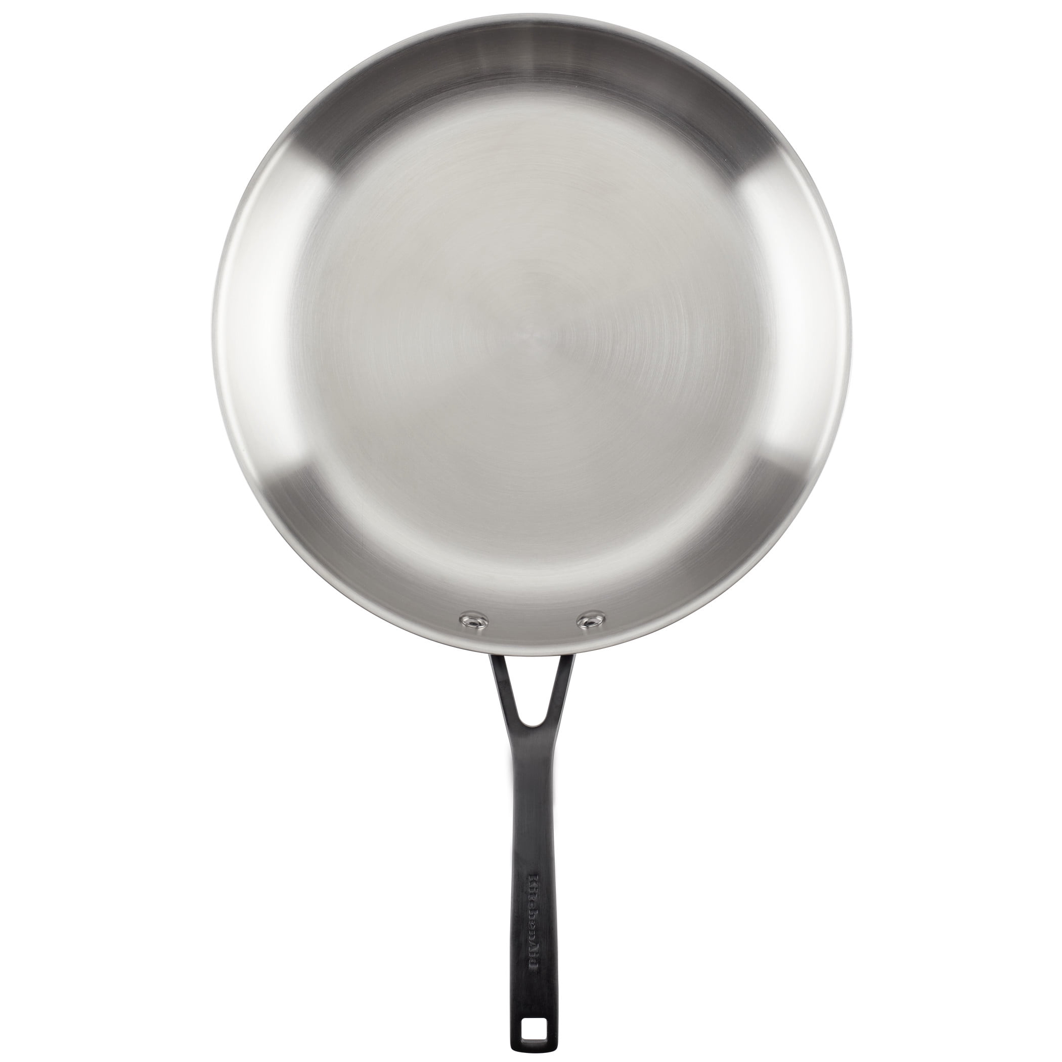 KitchenAid Stainless Steel 5-Ply Clad Twin Pack: 8.25 & 10 Open Frying  Pans - Yahoo Shopping