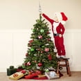 thumbnail image 3 of EeaseMX Adorno navideño festivo con lentejuelas para árbol de Navidad, accesorio para fiesta navideña, 3 of 8
