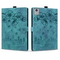 thumbnail image 2 of XYX Case for Lenovo Tab M11 11 inch 2024 TB330FU, Cherry Blossom Cat PU Leather Folio Stand Magnetic Shockproof Protective Cover (Green), 2 of 7