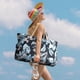 thumbnail image 5 of Bolsa de playa grande impermeable Li build Flor negra, 5 of 5