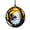 A, variant on Halloween Ghost Acrylic Suncatcher Ornaments, 5.9" Cute Book Moon Ghost Hanging Decor, Mild Spooky Halloween Graduation Window Mirror Pendant Gift