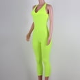 thumbnail image 4 of Monos De Mujer Bodycon Rompers Sin espalda Sin mangas Monos elásticos para fitness (Verde XL) Ygjytge para Mujer Verde T S, 4 of 9